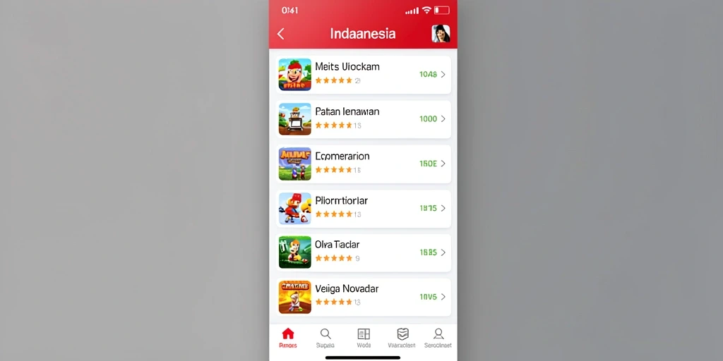 Screenshot menampilkan antarmuka permainan yang menarik.