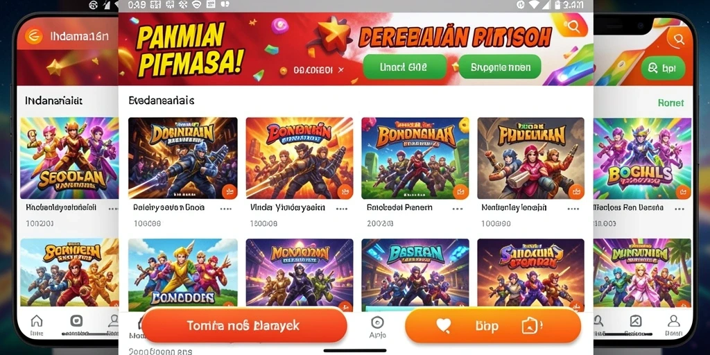 Tampilan karakter utama dalam aksi menantang.