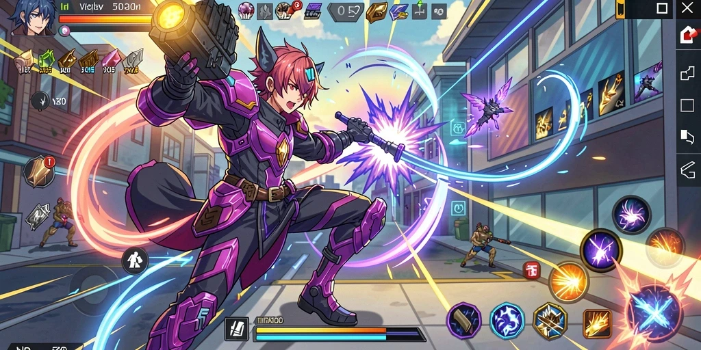 Tampilan gameplay yang menegangkan dan seru.