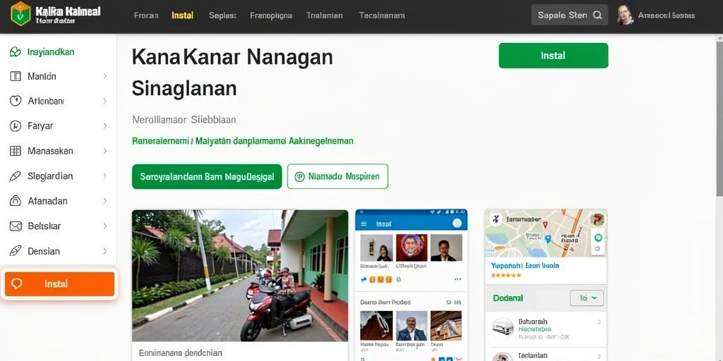 Tampilan antarmuka yang sederhana dan intuitif.