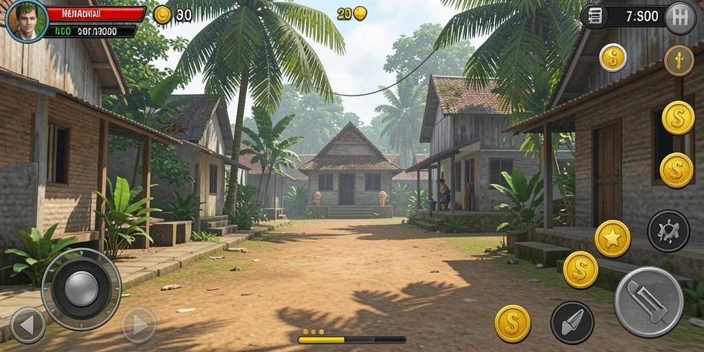 Tampilan grafis yang menakjubkan dalam KERANGWIN.