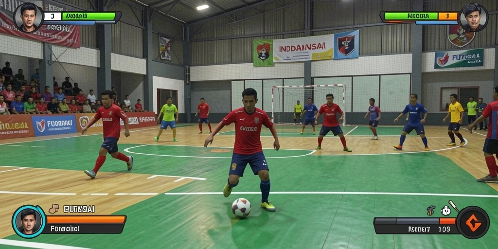 Tampilan awal permainan yang intuitif dan menarik.