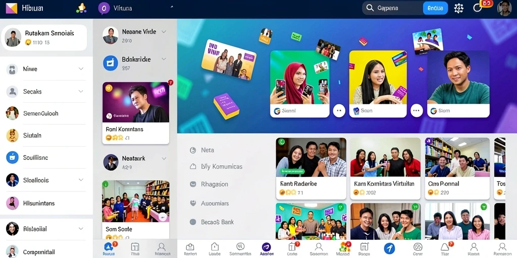 Tampilan antarmuka aplikasi yang modern dan menarik.