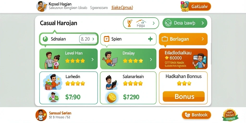 Tampilan antarmuka yang menarik dan user-friendly.