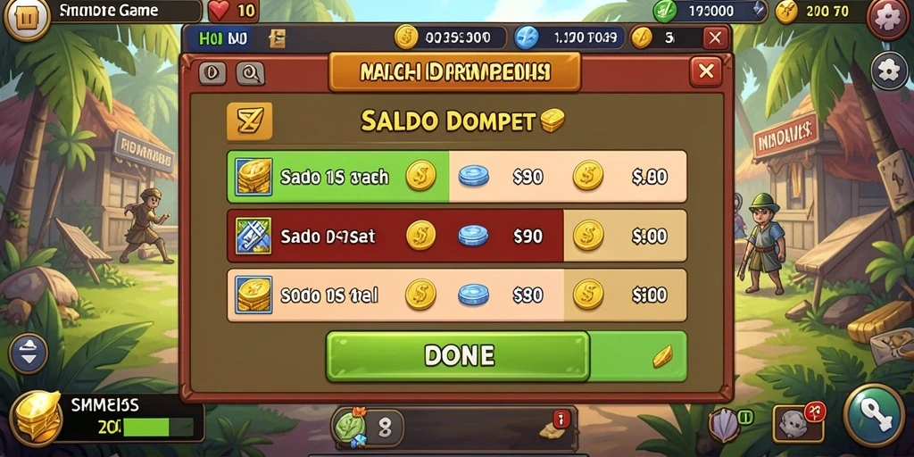 Tampilan awal game yang menarik dan futuristik.