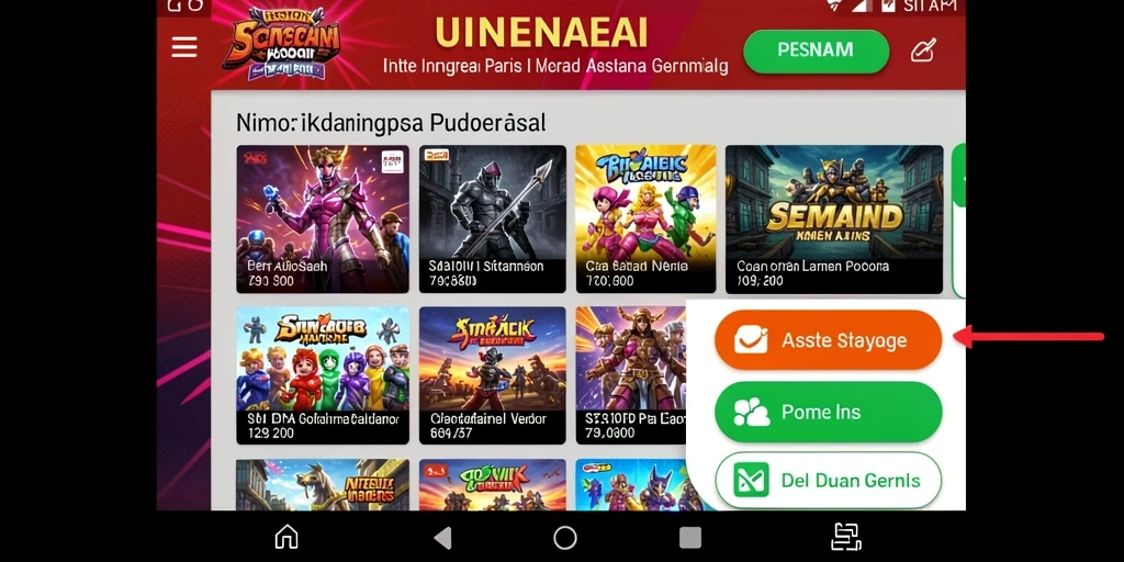 Tampilan antarmuka yang menarik dan user-friendly.