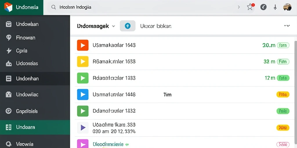 Tangkapan layar menampilkan grafik menawan dari RPOK.