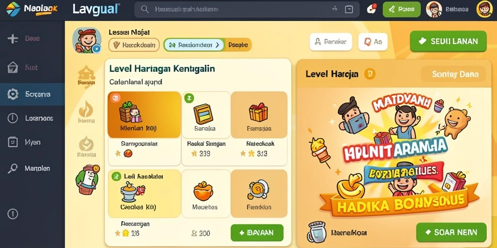 Tampilan antarmuka yang intuitif dan menarik.