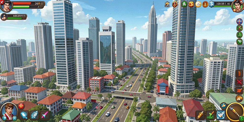 Tangkapan layar menunjukkan aksi seru dalam permainan.